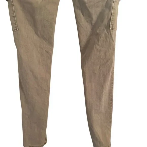 Mossimo Skinny Premium Denim Jeans women's size 2 tan cargo pockets - Picture 10 of 12